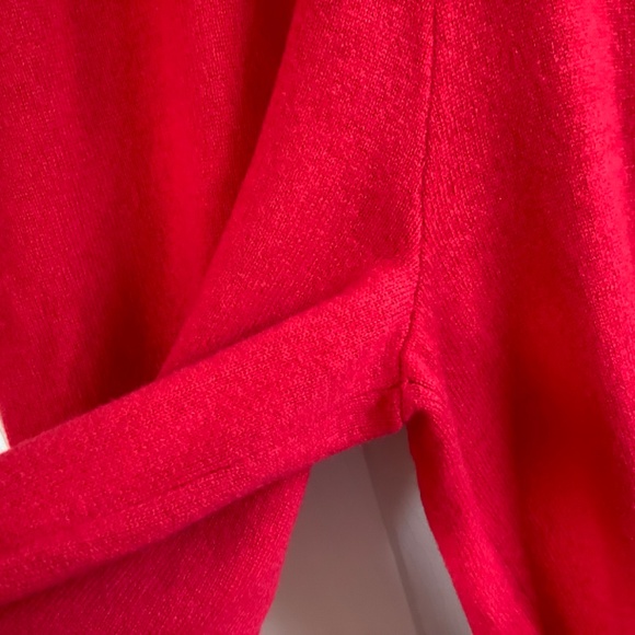 Charter Club Cashmere Ankle Pants Wide Leg High Rise Calypso Red Size Large - Picture 9 of 13